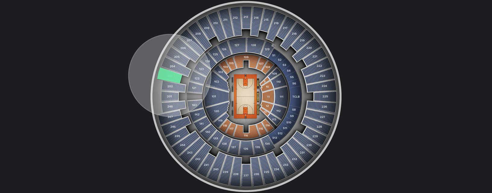 Seat view from Upper