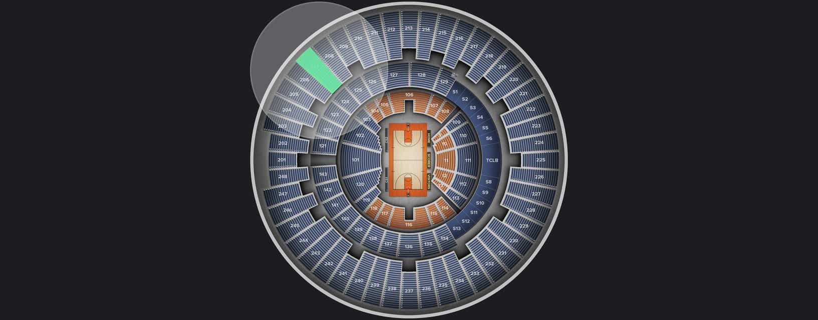 Seat view from Upper