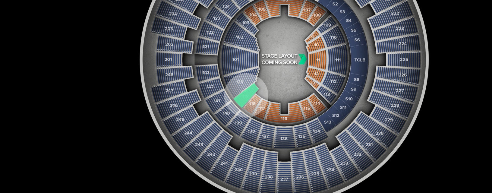 Seat view from Lower