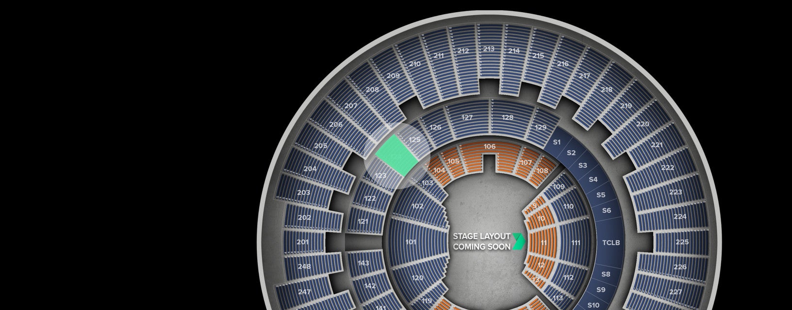 Seat view from Middle
