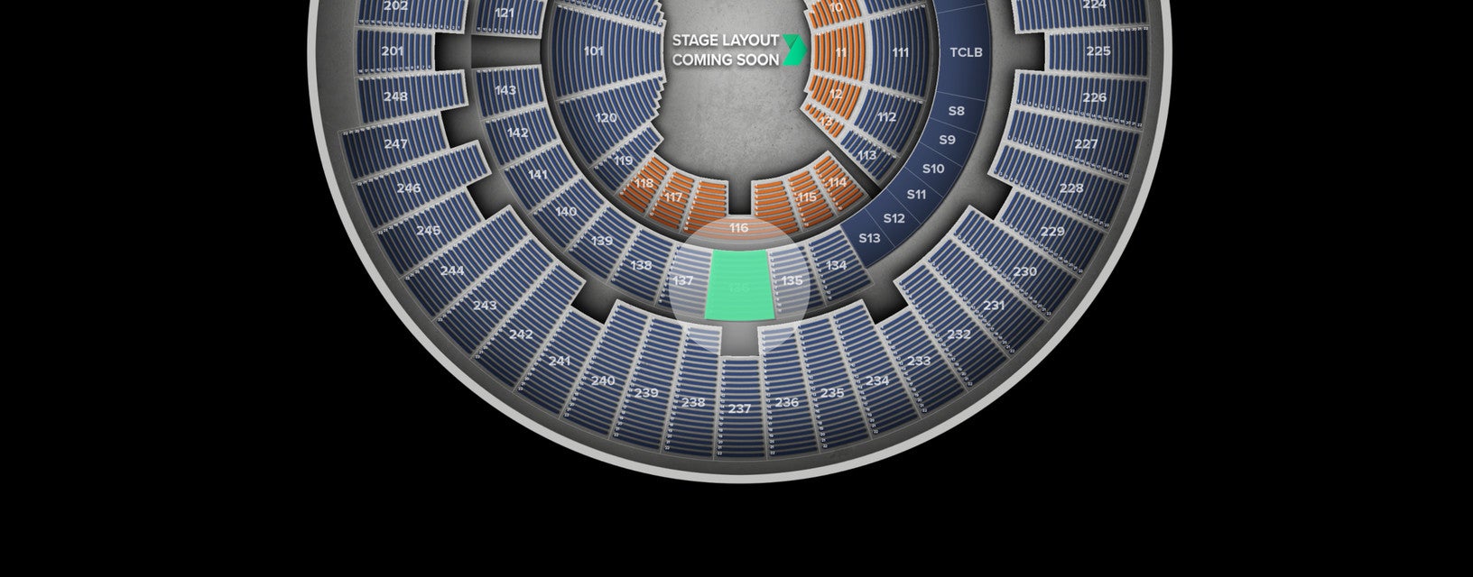 Seat view from Middle