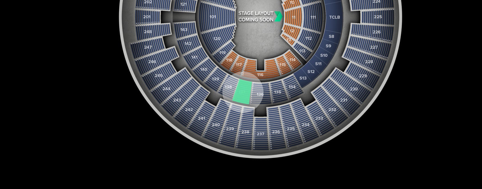 Seat view from Middle