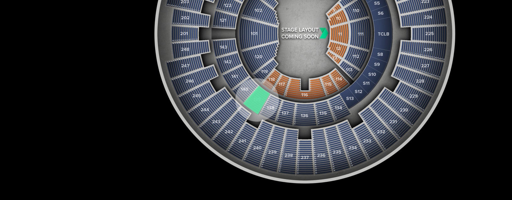 Seat view from Middle