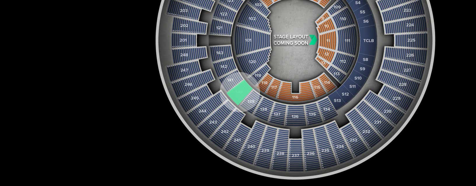 Seat view from Middle
