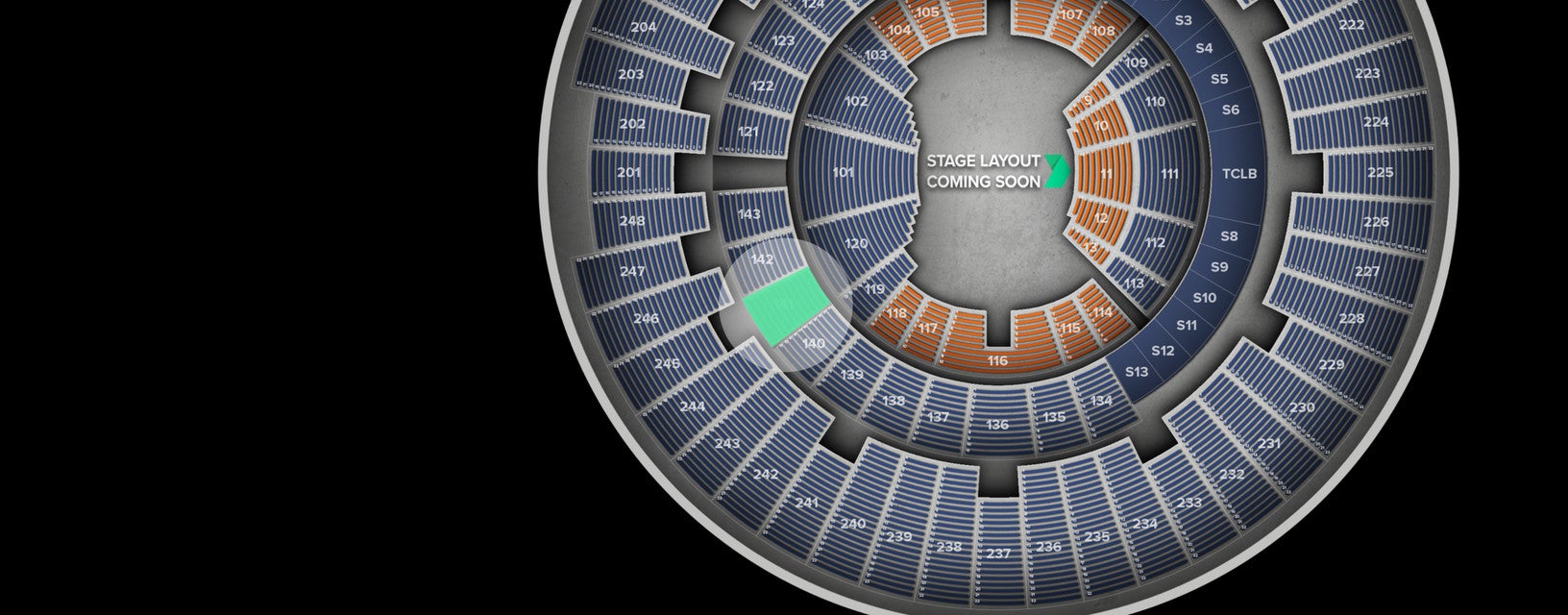 Seat view from Middle