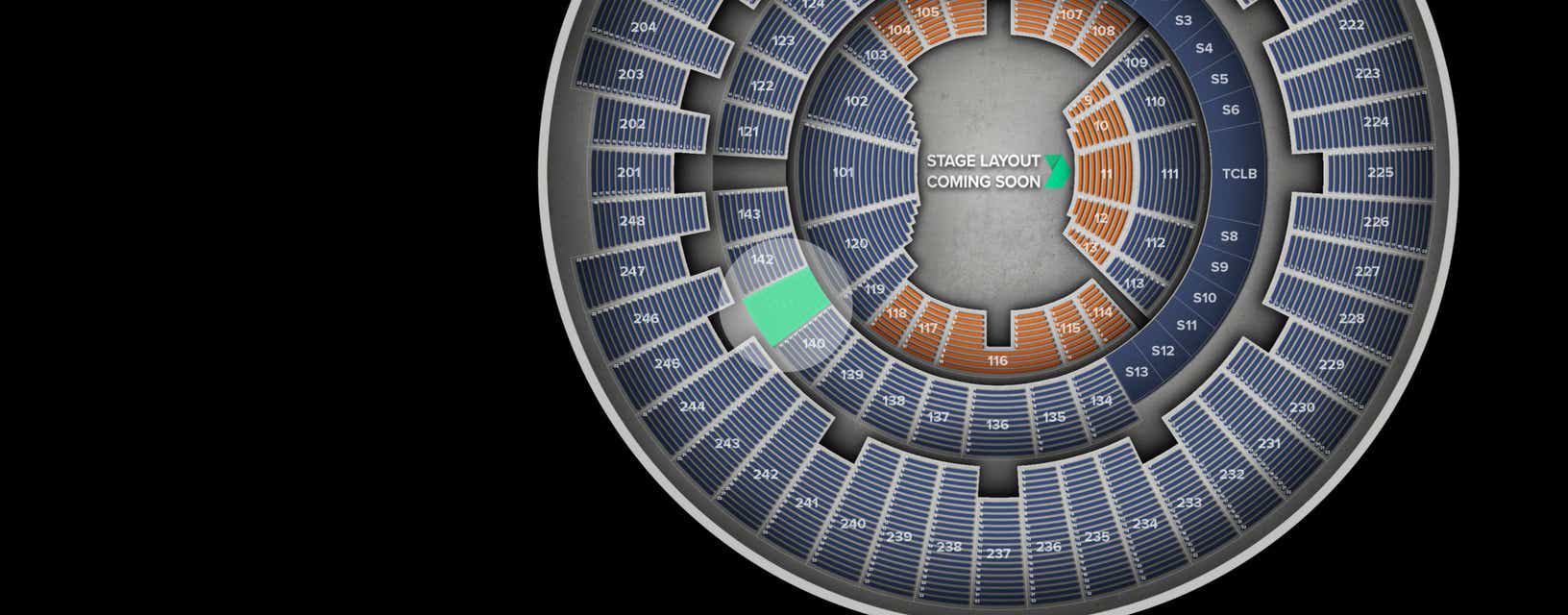 Seat view from Middle
