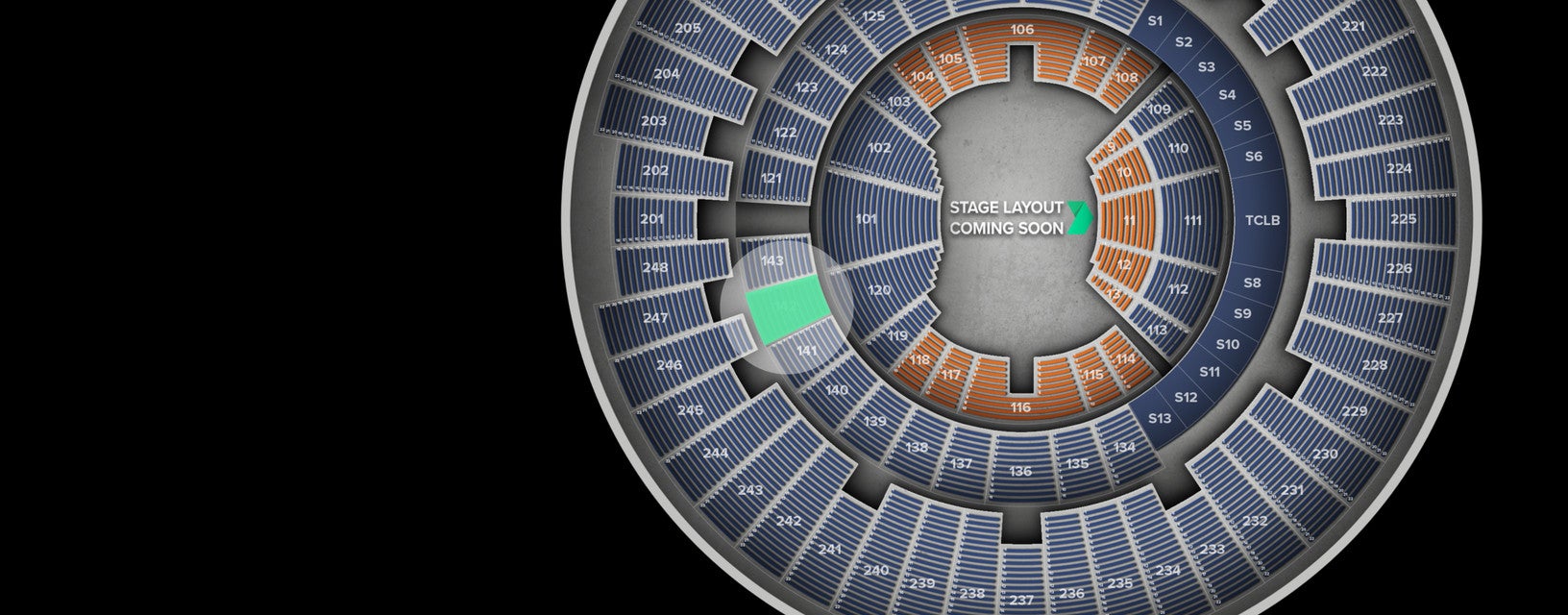Seat view from Middle