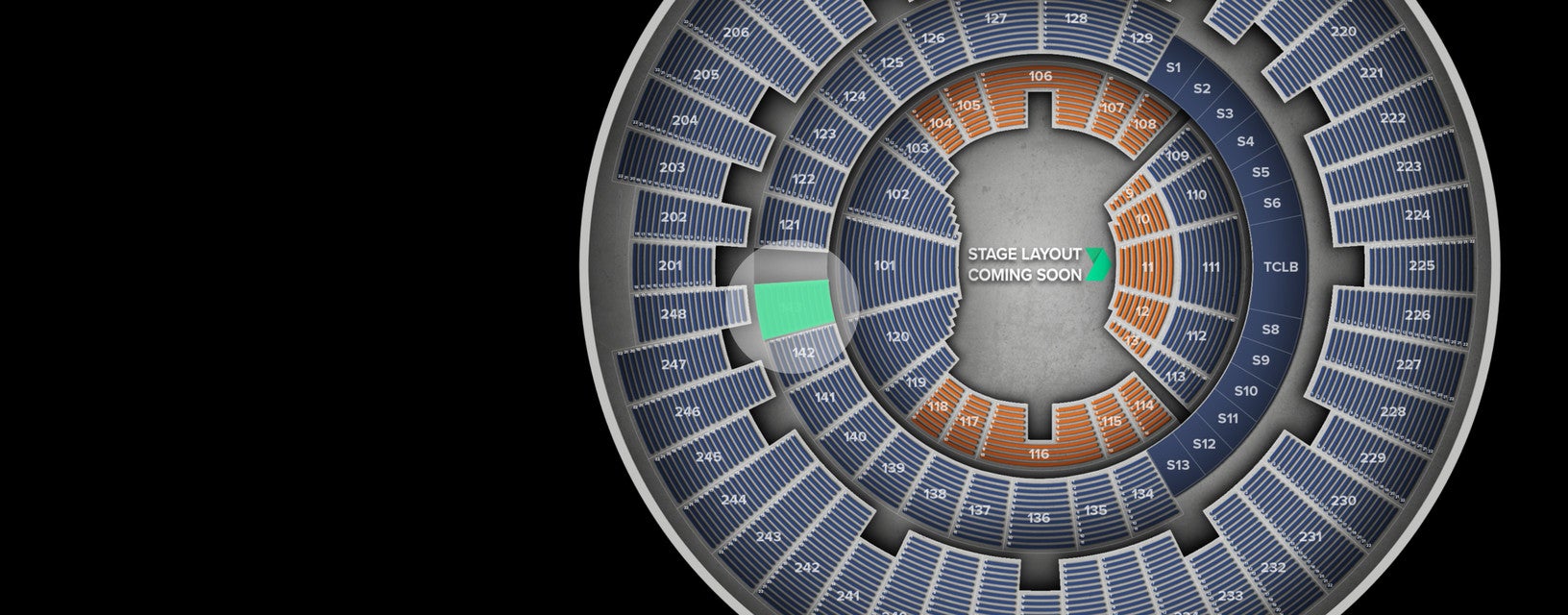 Seat view from Middle