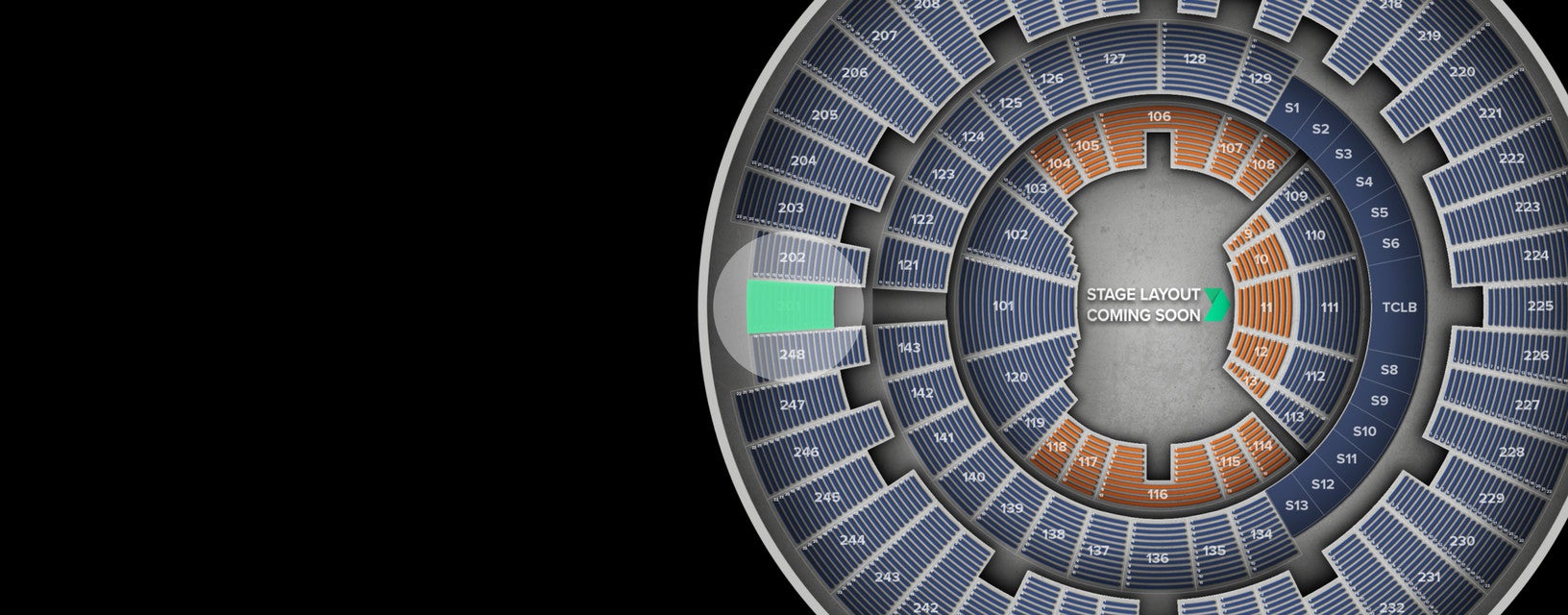 Seat view from Upper