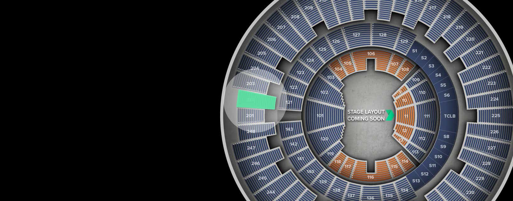 Seat view from Upper