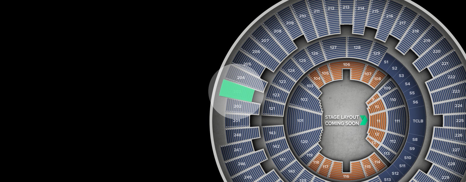 Seat view from Upper