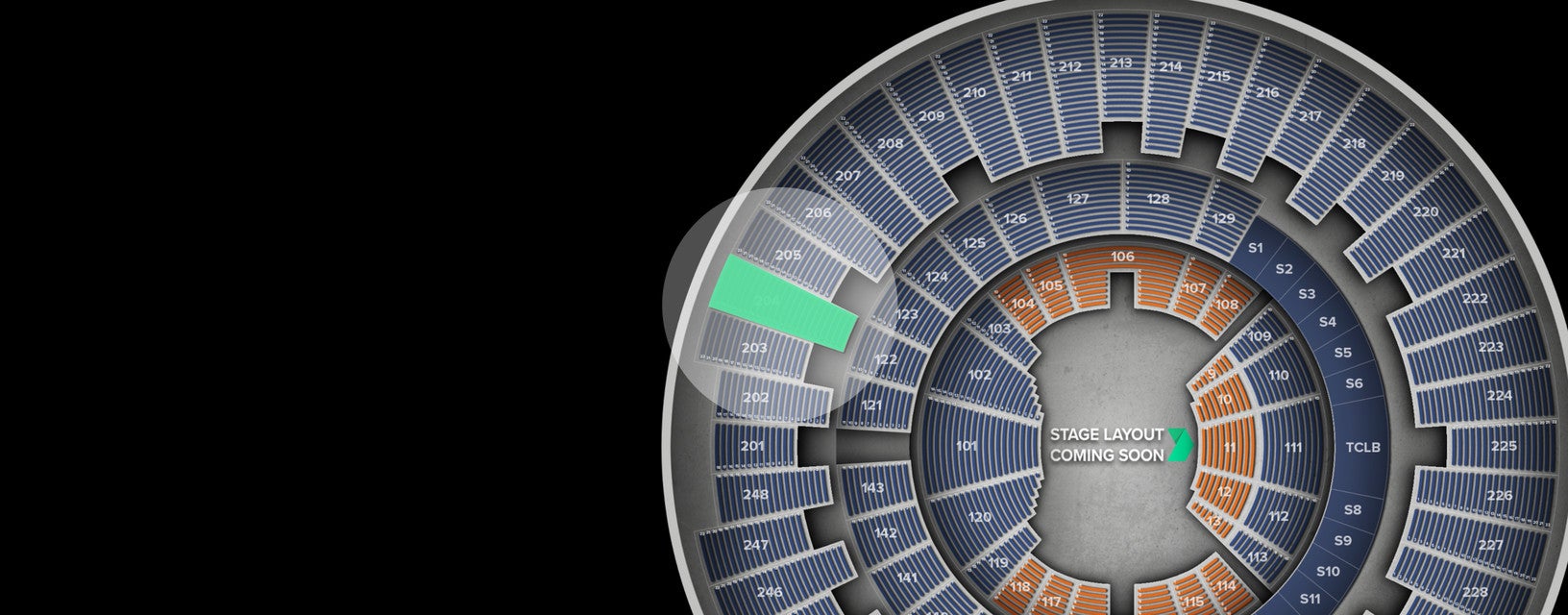 Seat view from Upper