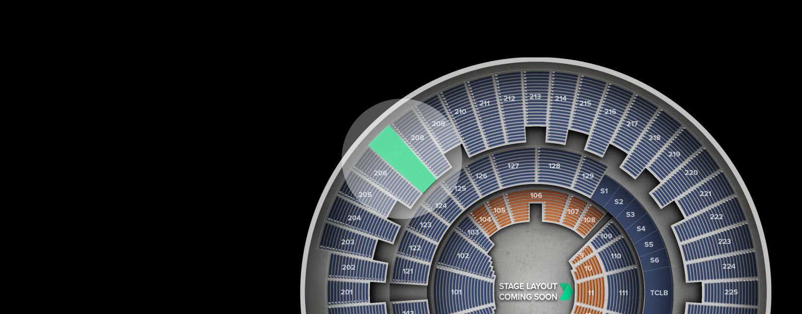 Seat view from Upper