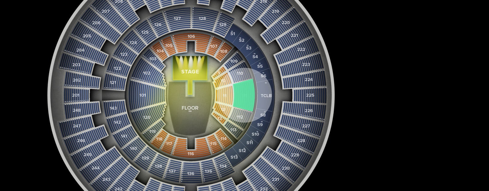 Seat view from Lower