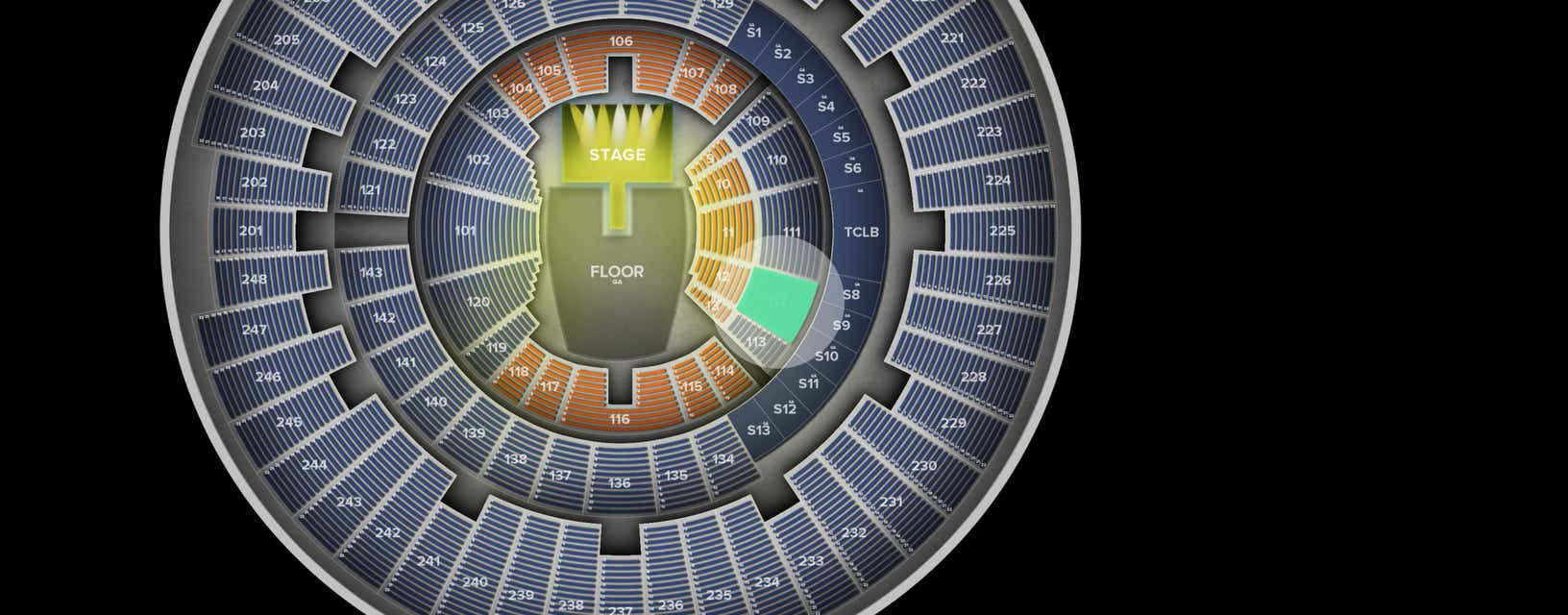Seat view from Lower