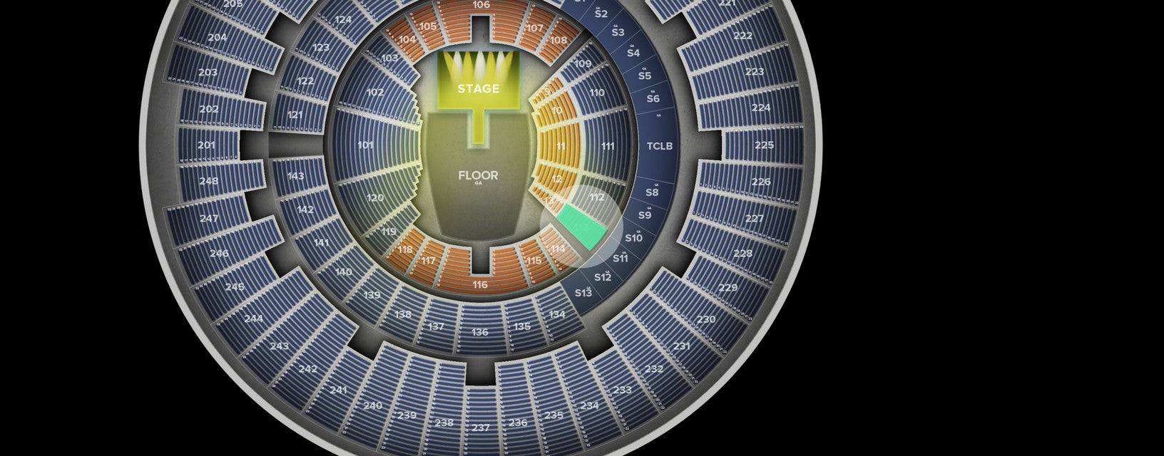 Seat view from Lower