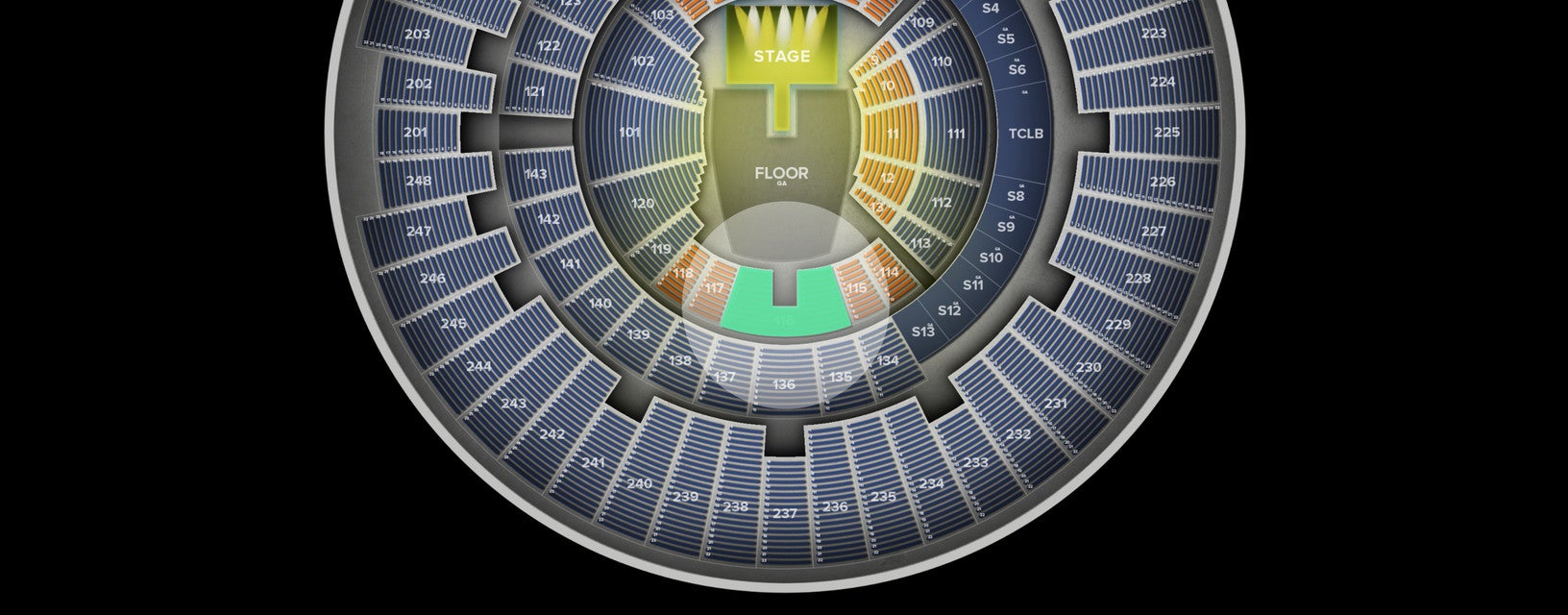 Seat view from Lower