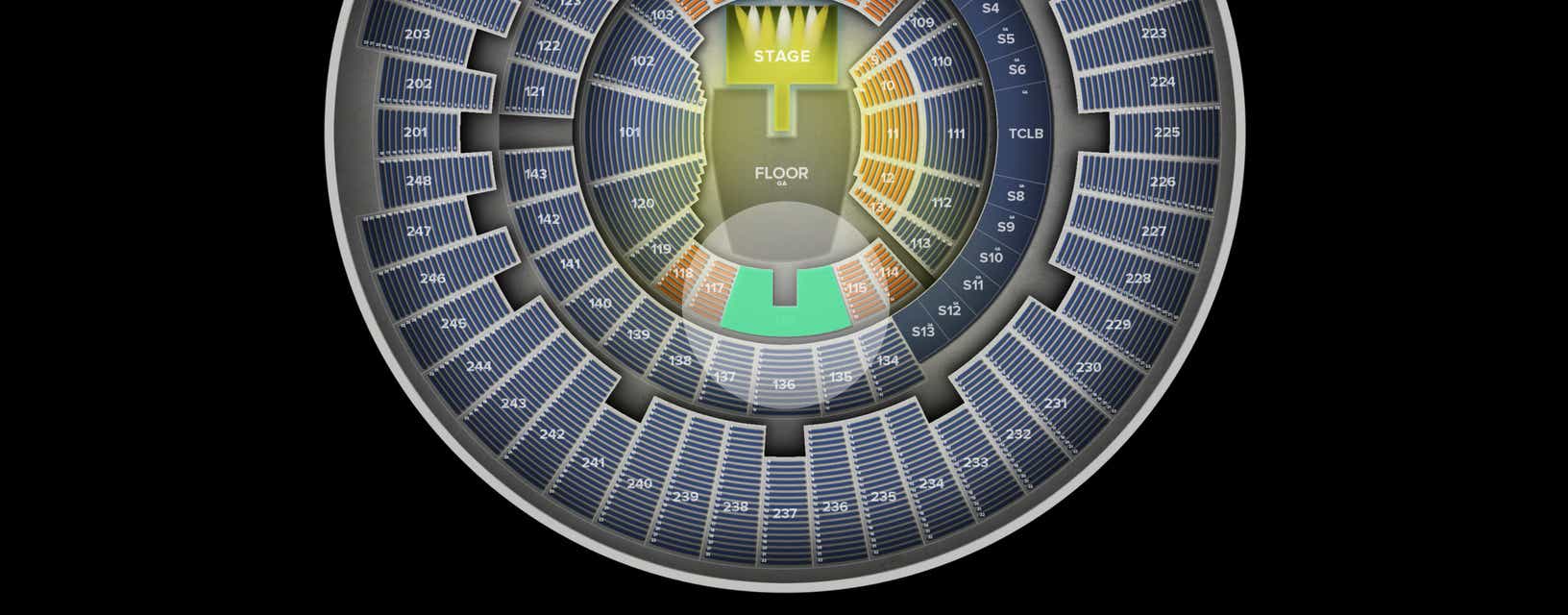 Seat view from Lower
