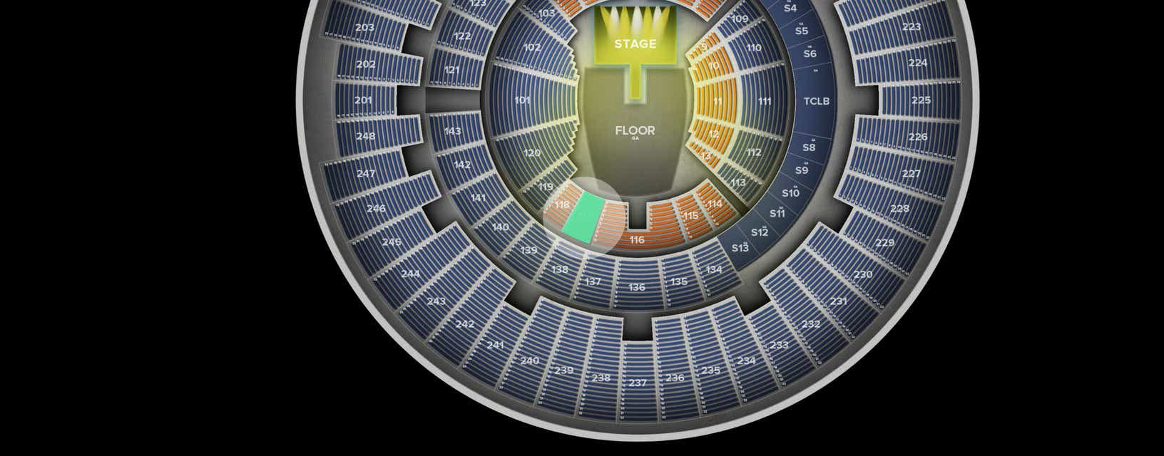 Seat view from Lower