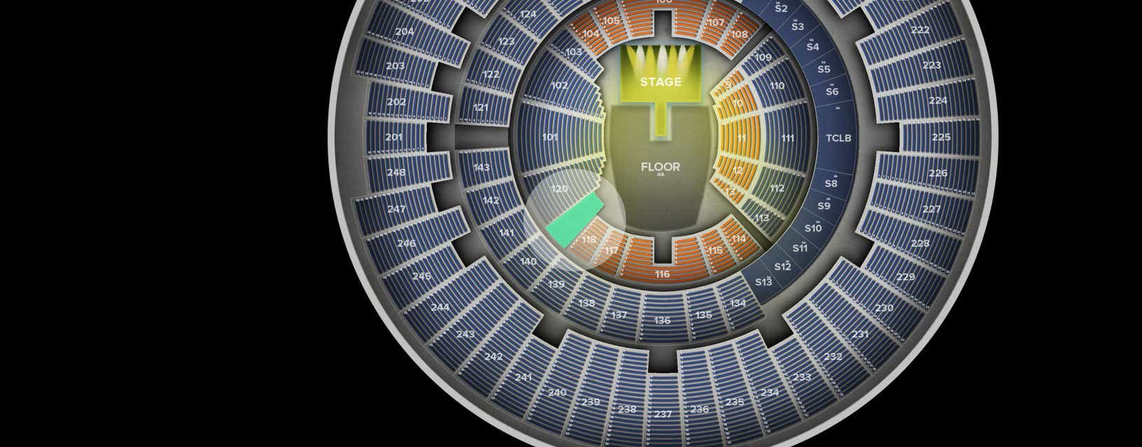 Seat view from Lower