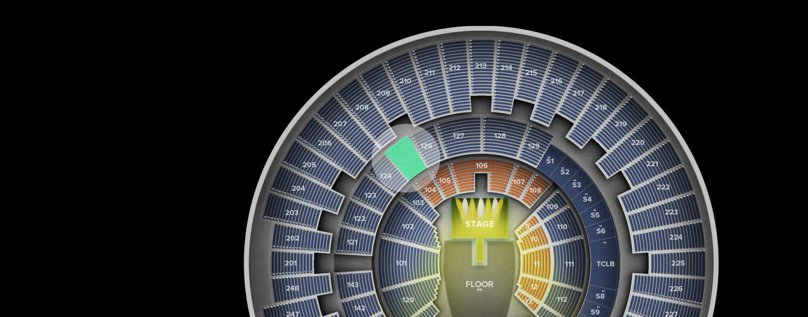 Seat view from Lower