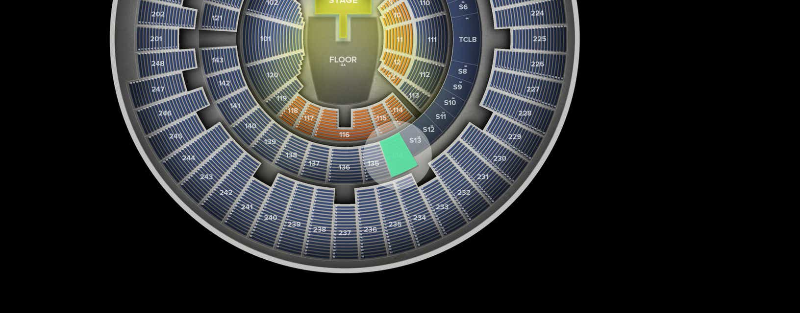 Seat view from Lower