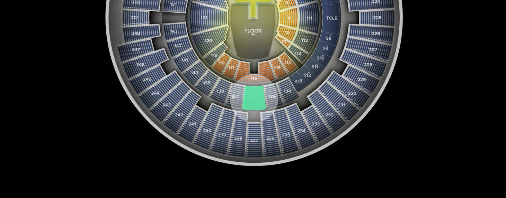 Seat view from Lower