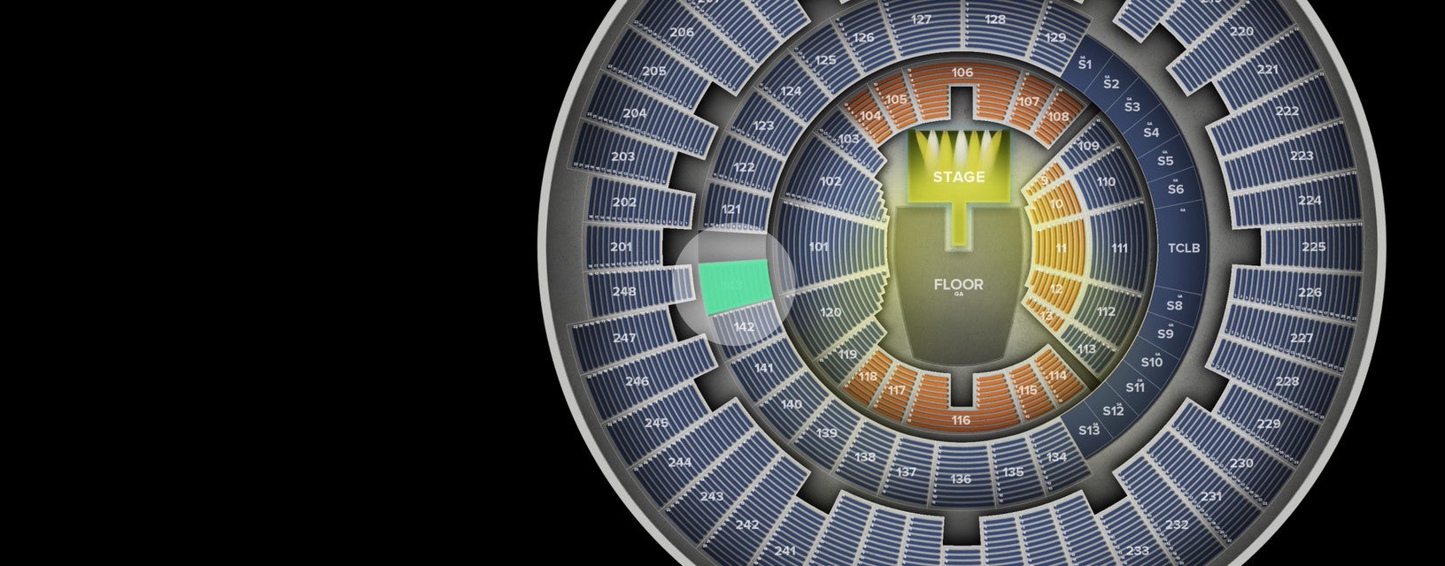 Seat view from Lower
