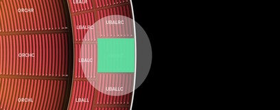 Seat view from Upper Balcony Center