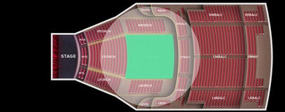 Seat view from Rear Orchestra