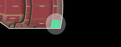 Seat view from 