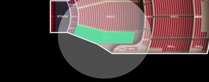 Seat view from Orchestra Left