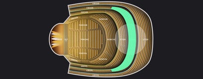 Seat view from Center Tier