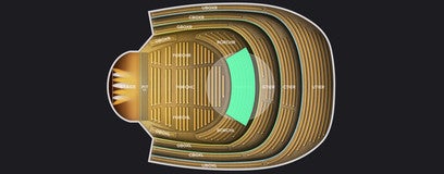 Seat view from Orchestra