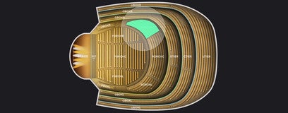 Seat view from Orchestra