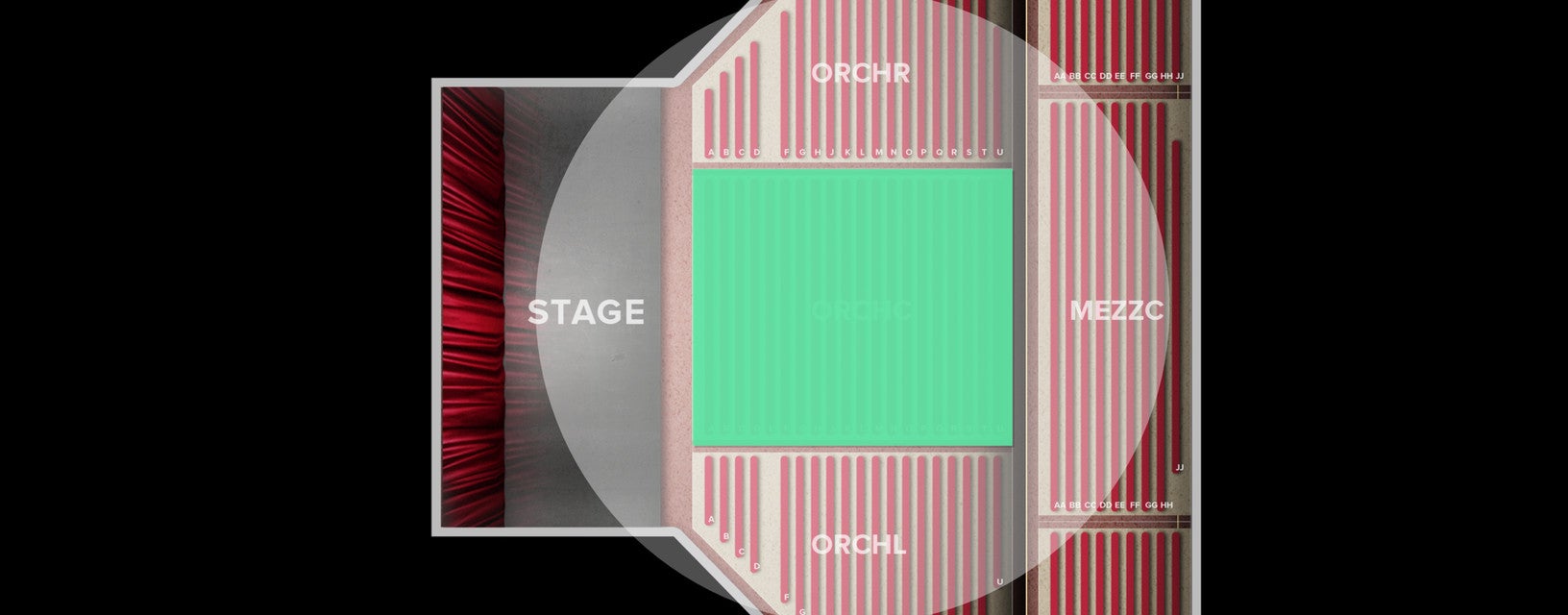 Seat view from Orchestra