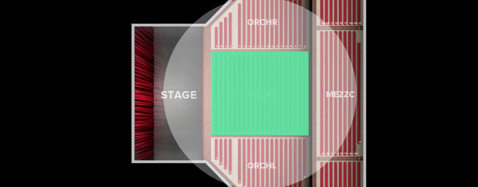 Seat view from Orchestra