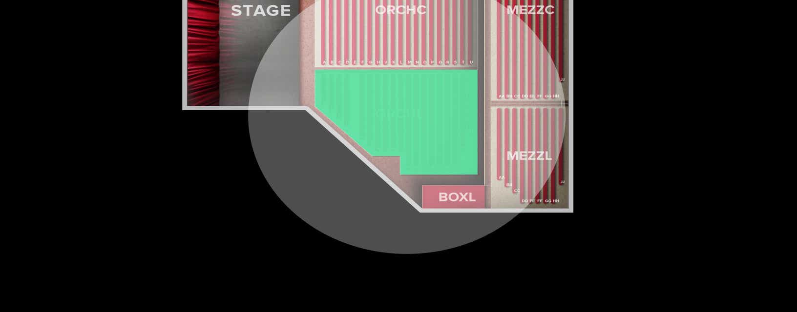 Seat view from Orchestra