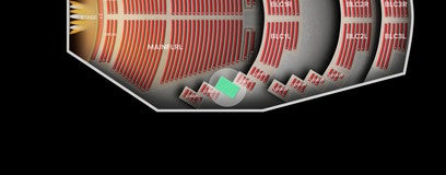 Seat view from Loge