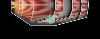 Seat view from Loge