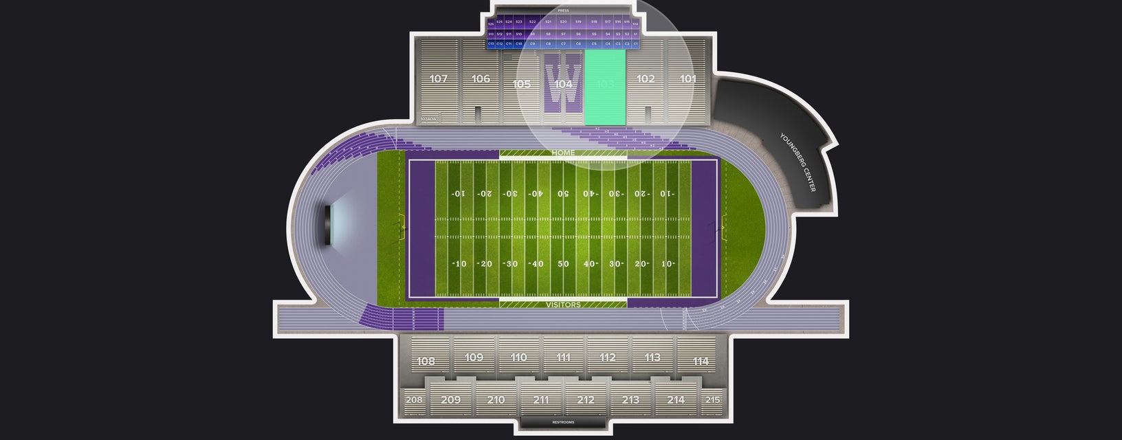 Seat view from Lower