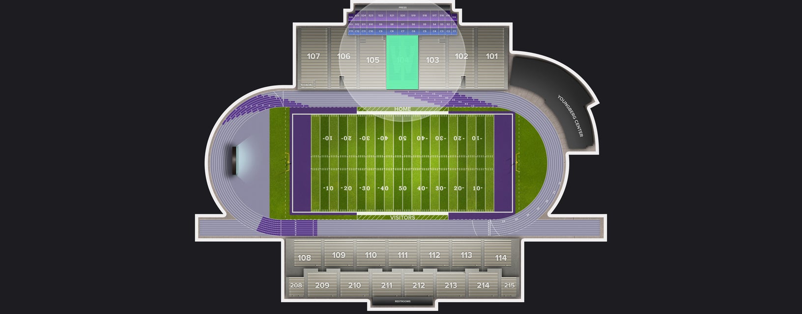 Seat view from Lower