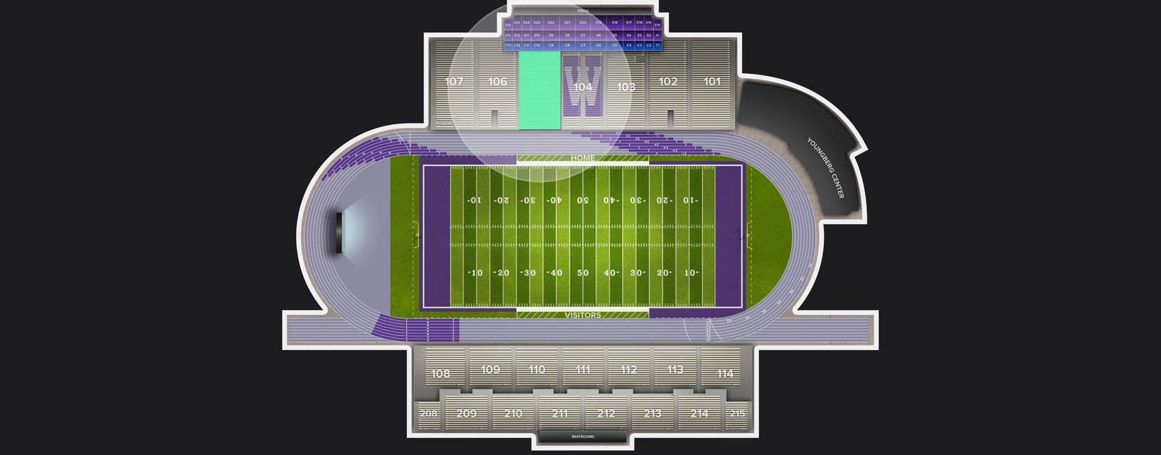 Seat view from Lower