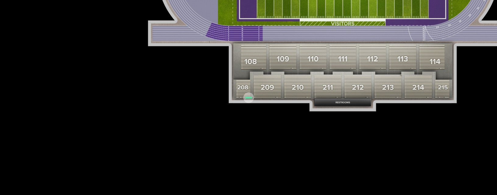 Seat view from 