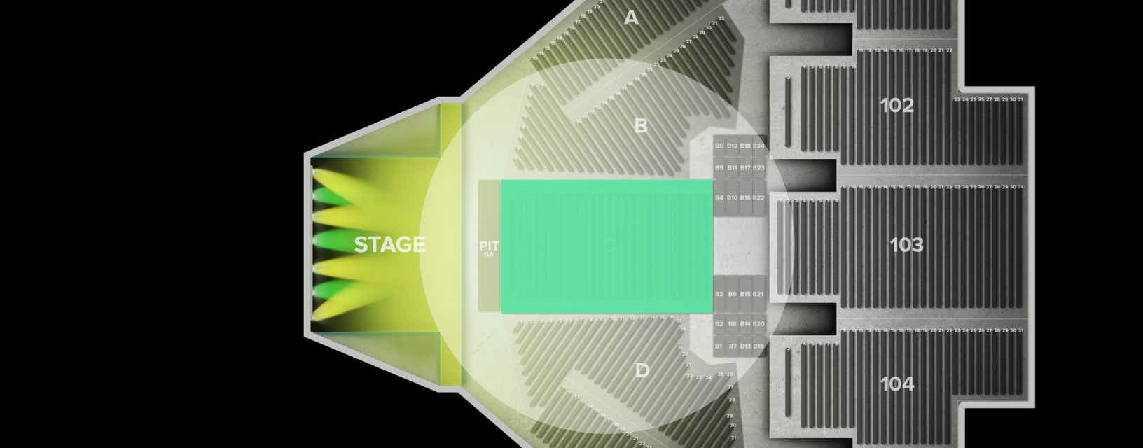 Seat view from Floor