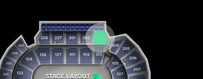 Seat view from Upper