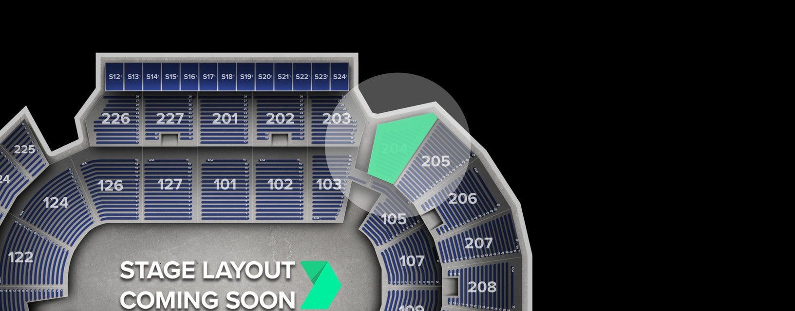 Seat view from Upper