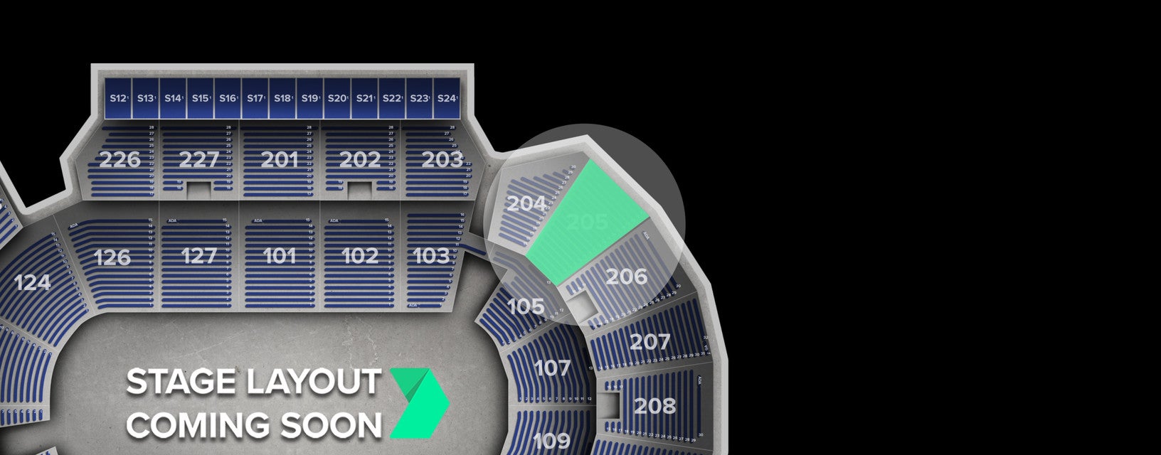 Seat view from Upper