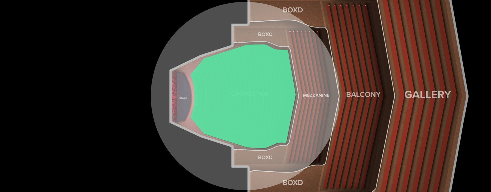 Seat view from Orchestra
