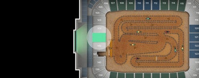 Seat view from Endline